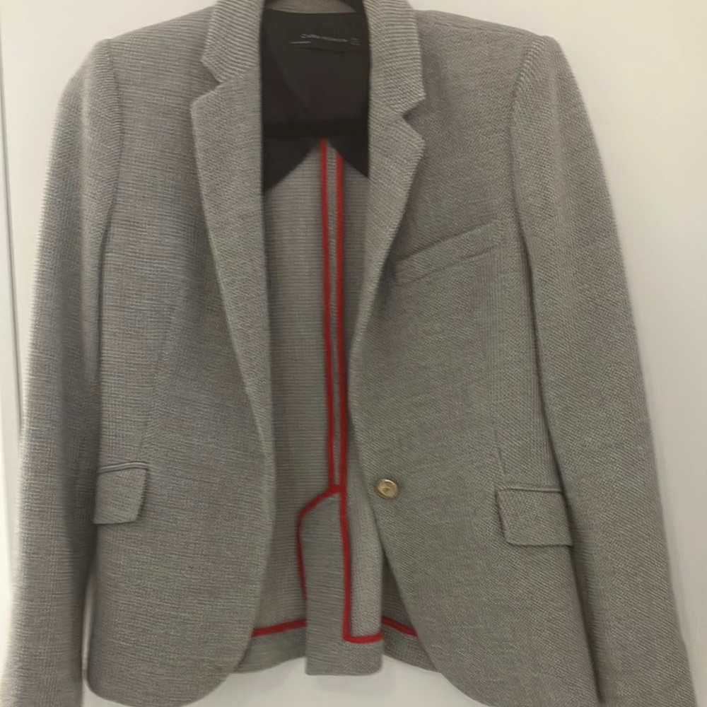 ZARA Grey Tailored Blazer